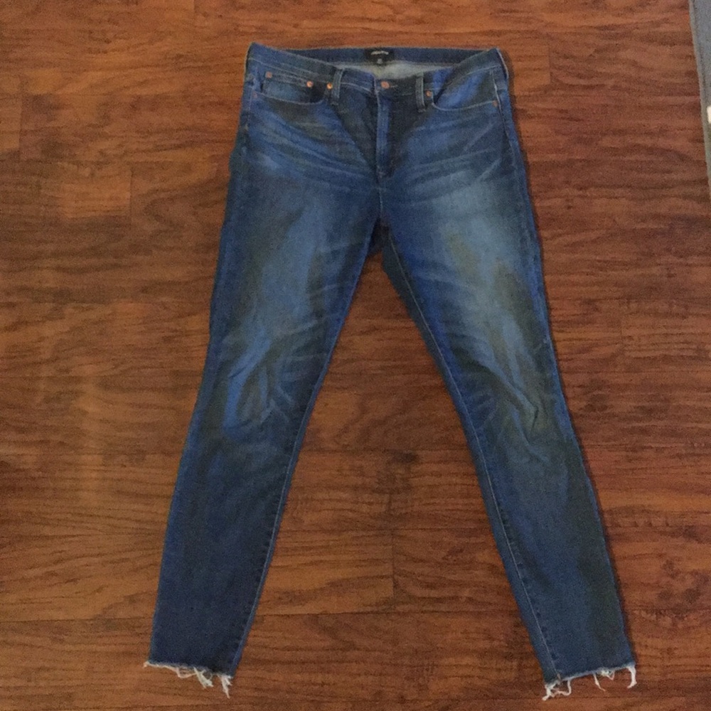 Jcrew fray bottom jeans 32T